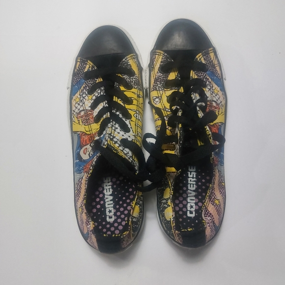 Converse All Star Low Top Batgirl Sneakers Size Women 8, Men 6 - Picture 2 of 11
